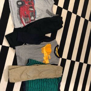 Boys 3T outfits: Batman, Janie and Jack, Gymboree